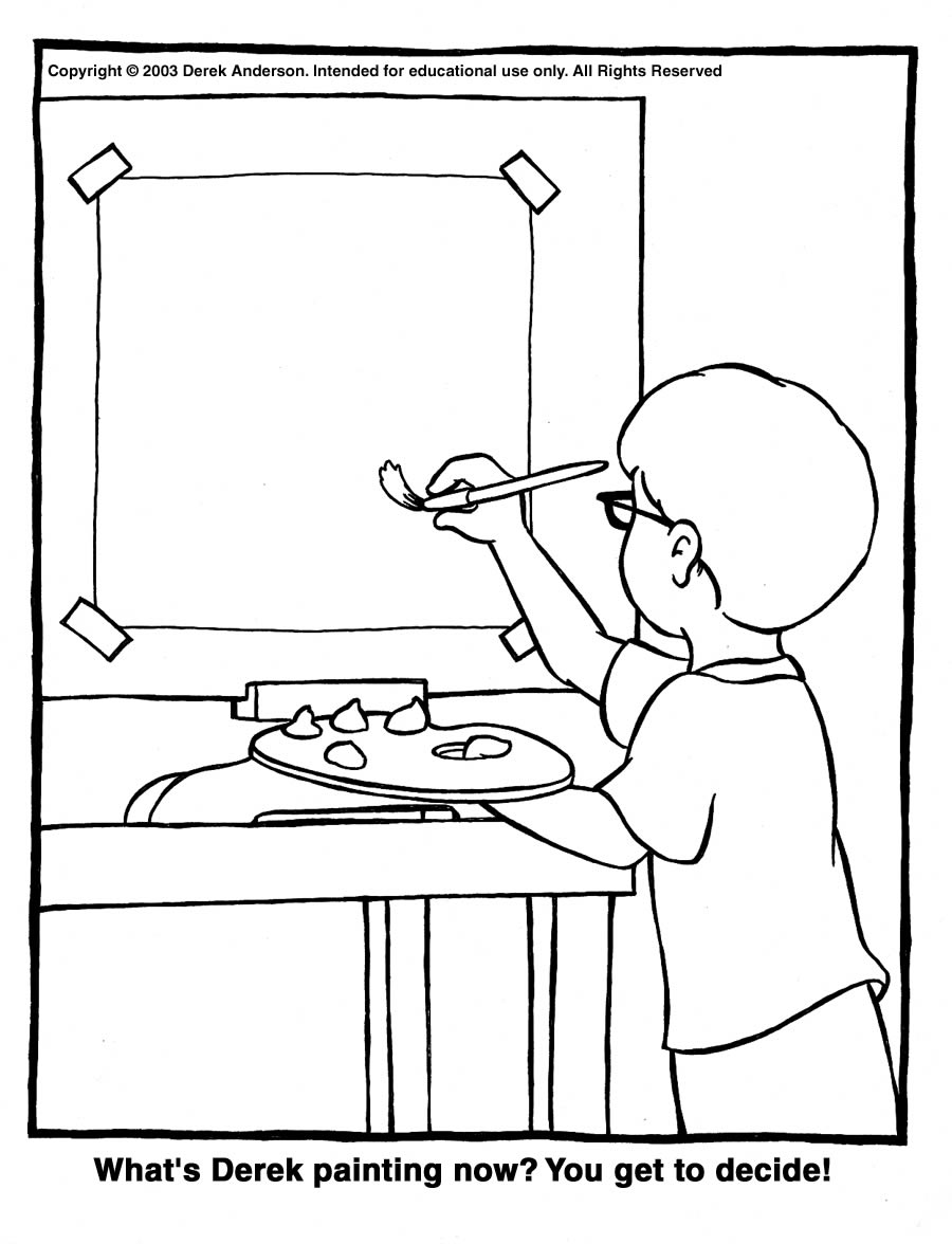 paint coloring pages online - photo #34