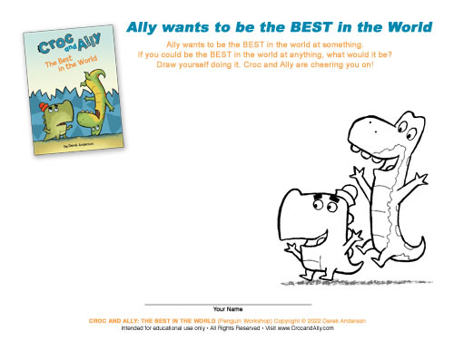 Croc and Ally Activity Sheet