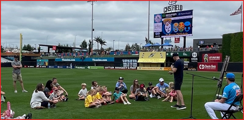 Derek Anderson at the Saint Paul Saints