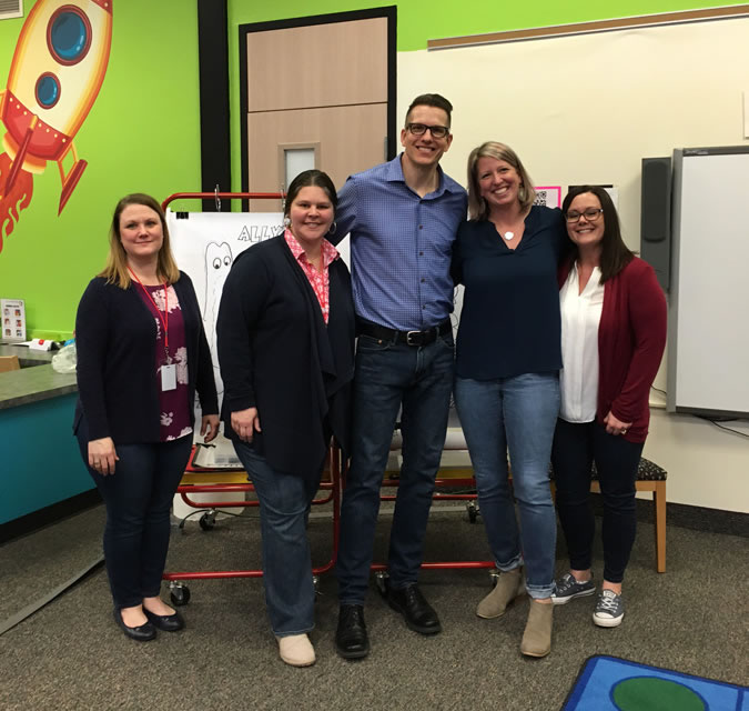 Derek Anderson at Fairview Elementary